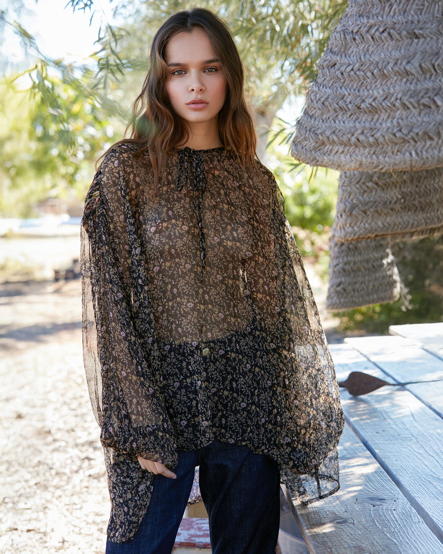 Gardenia Blouse - Black