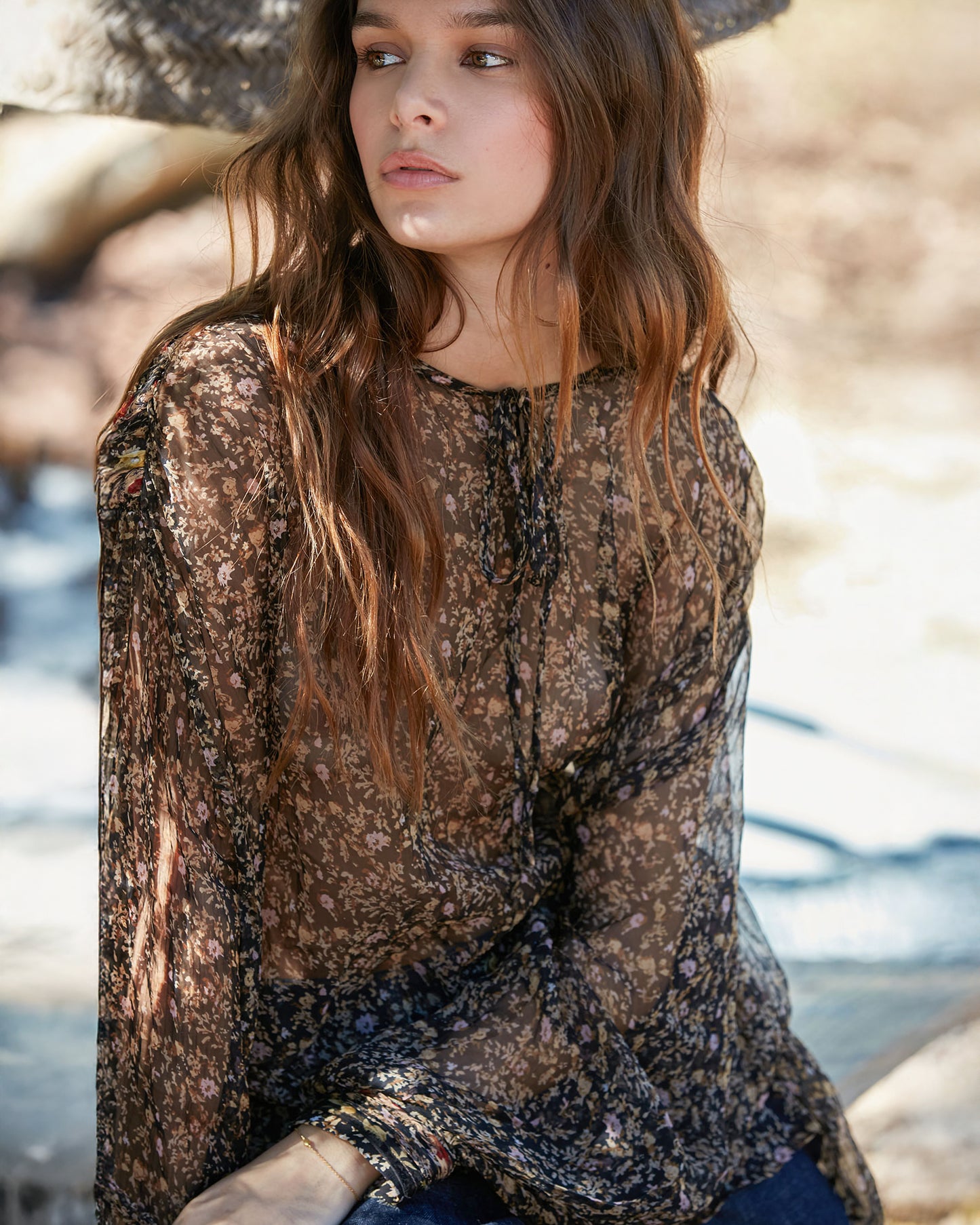Gardenia Blouse - Black
