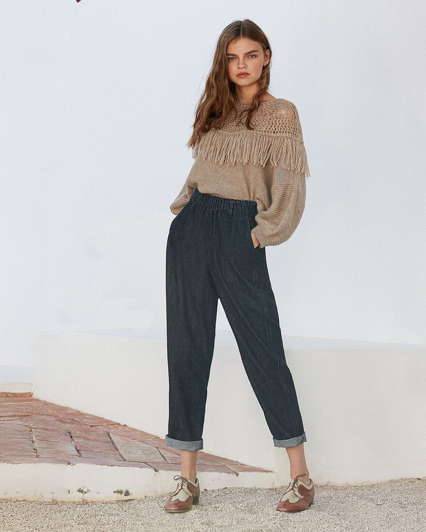 Pantalon Gaucho - Denim