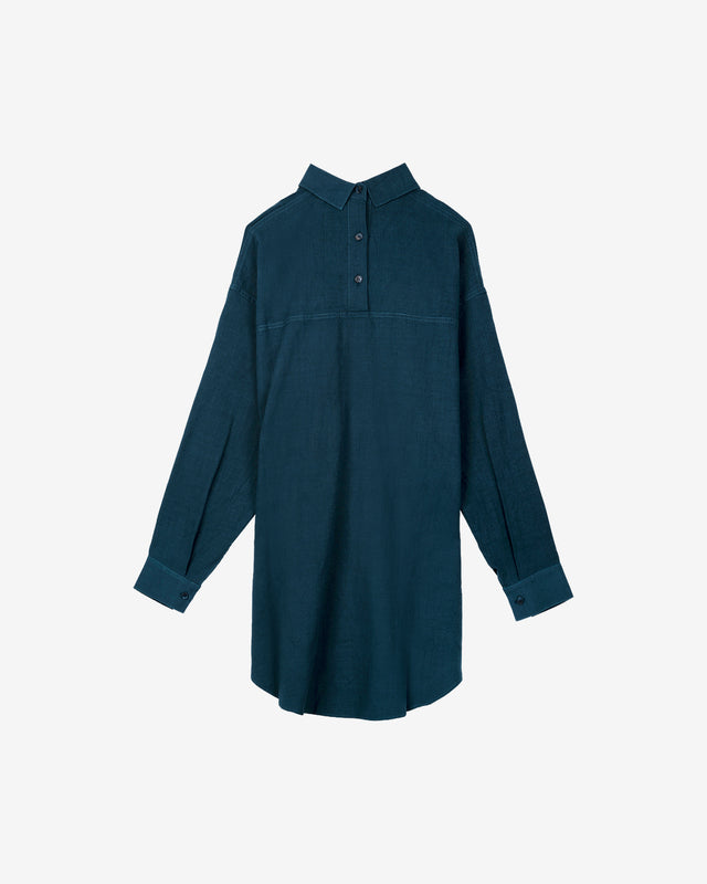 Chemise Diba - Bleu Marine - Dernière image