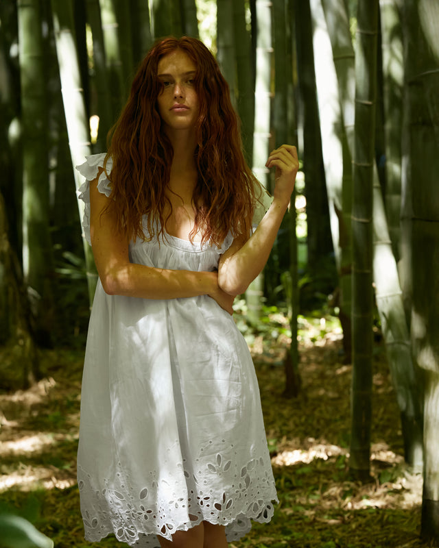 Robe Pallenis - Blanc - Image 3