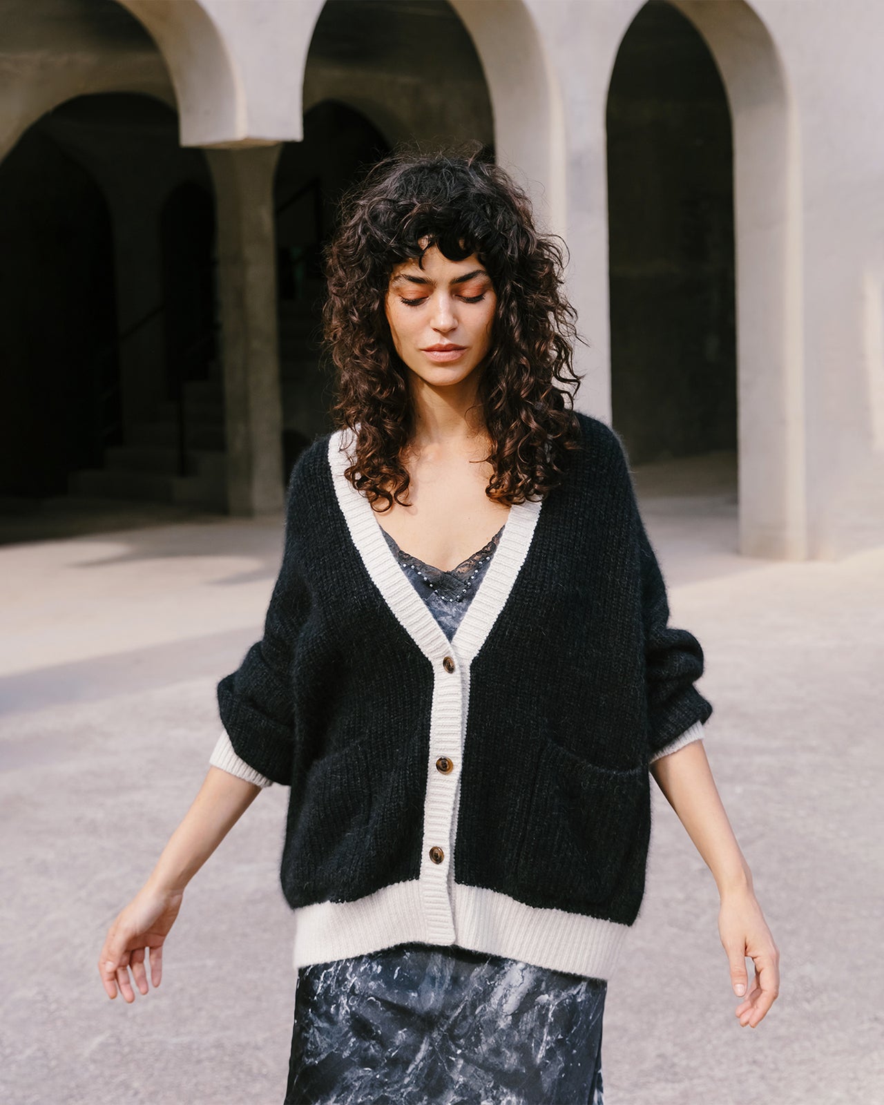 Charlie Cardigan - Grey - Image 10