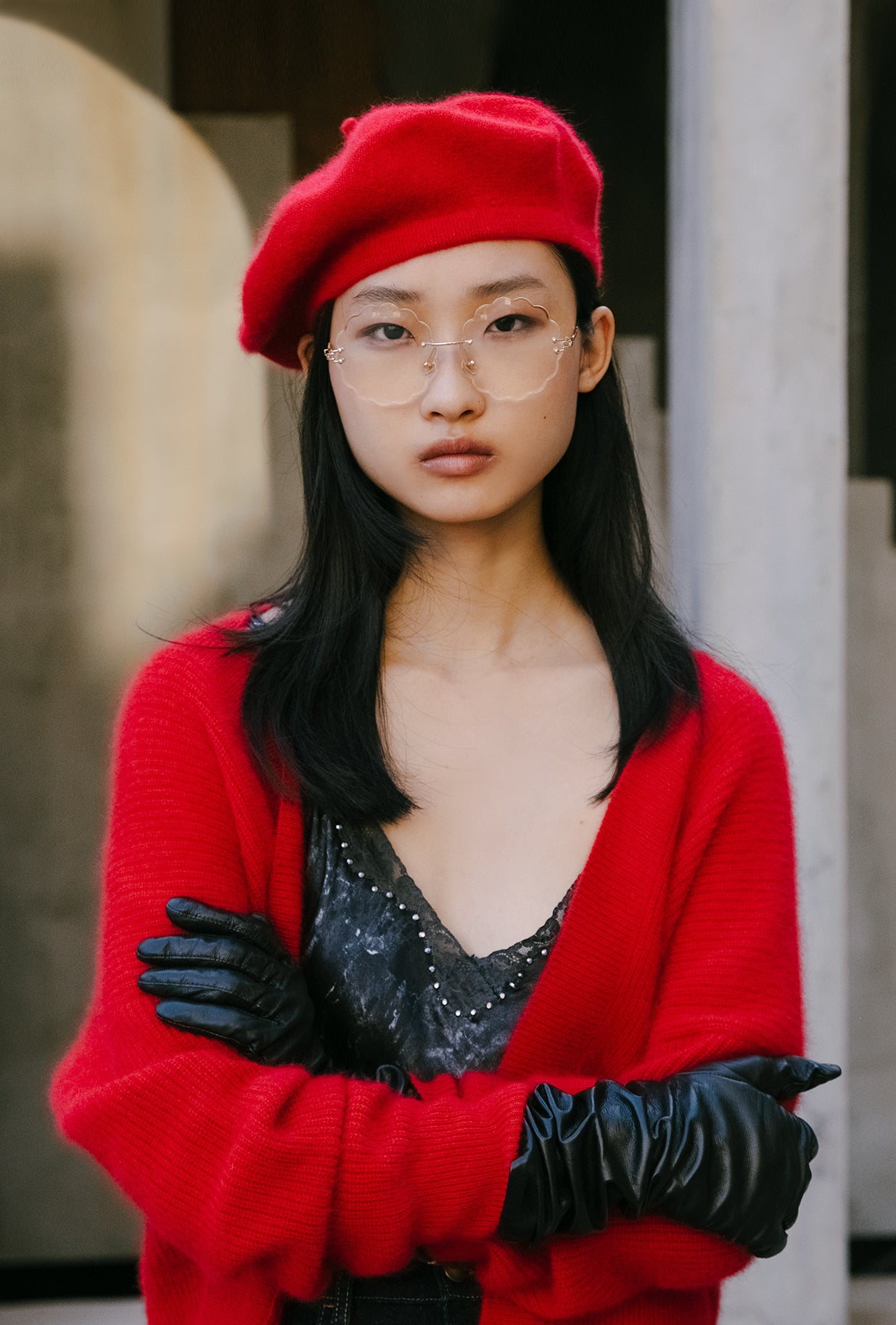 Bonnet Cherie - Rouge - Image 1