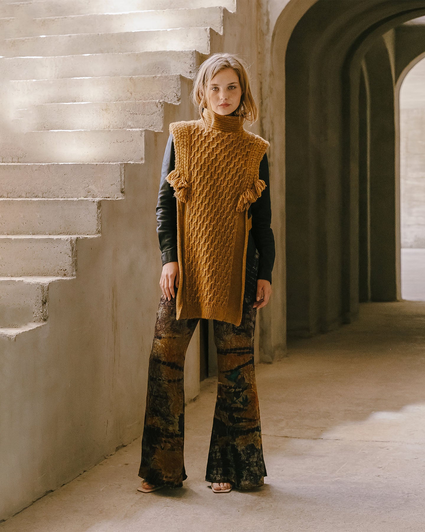 Gilet Kilim - Caramel