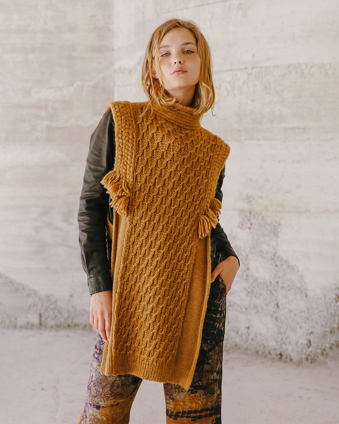 Gilet Kilim - Caramel