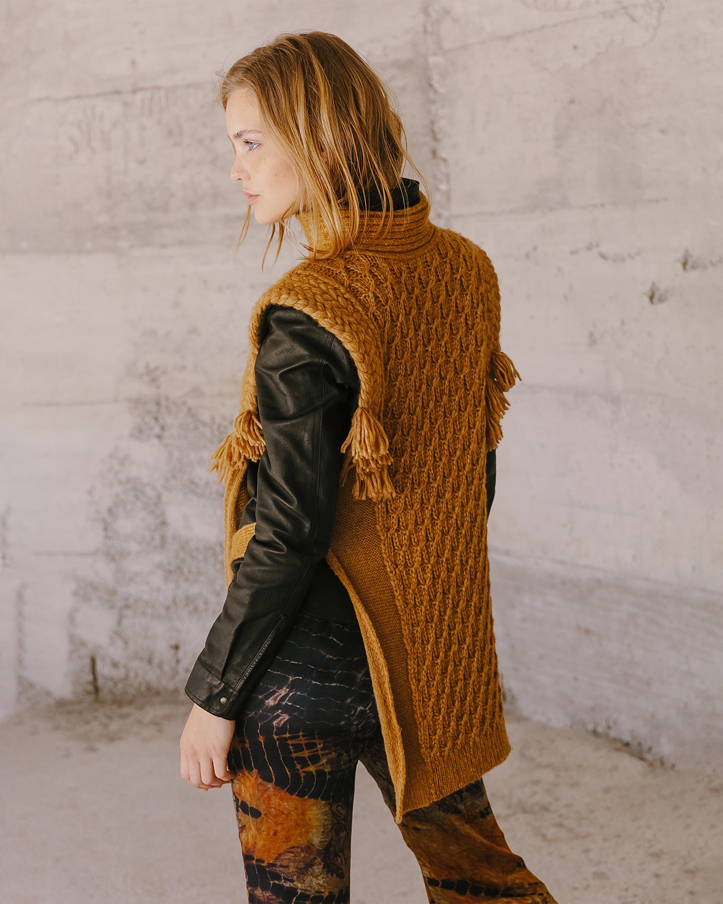 Gilet Kilim - Caramel