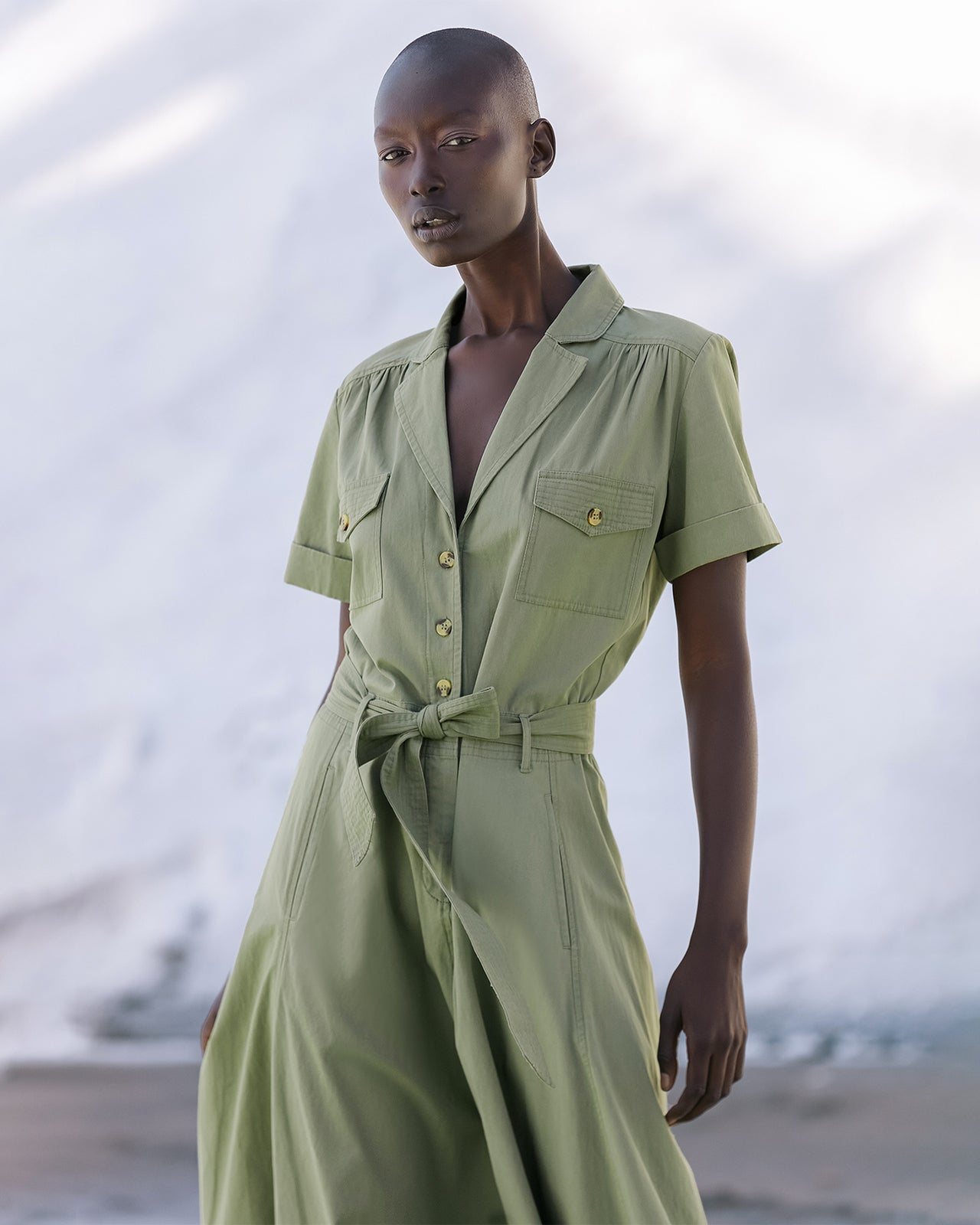 Patrice Dress - Green - Image 7