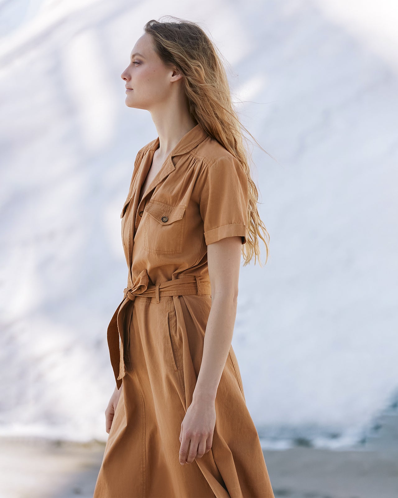 Patrice Dress - Ochre - Image 9