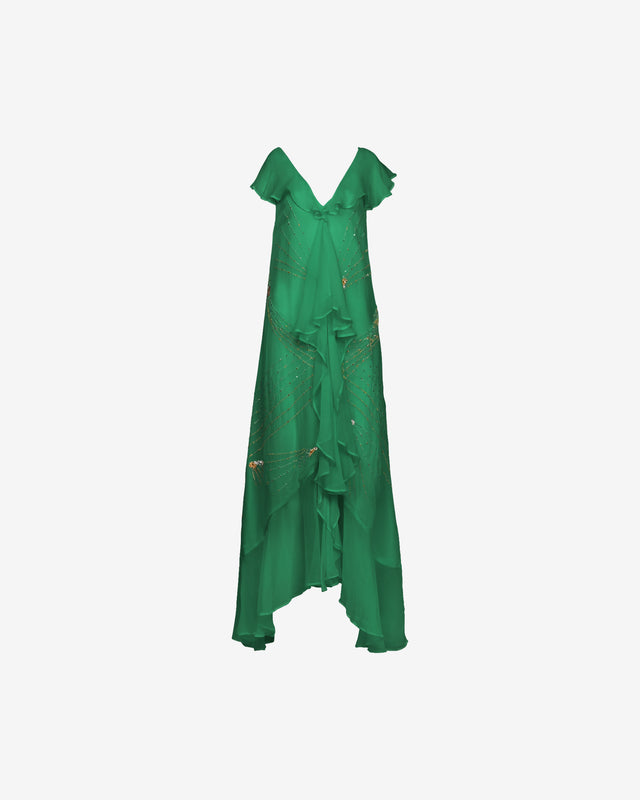 Robe Aida - Vert - Image 1