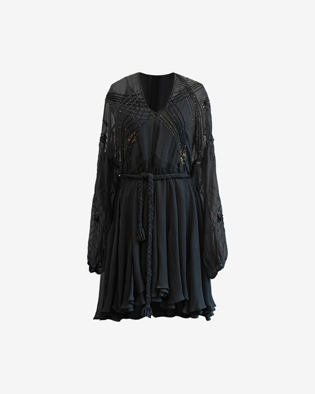 Robe Anna - Noir - Dernière image