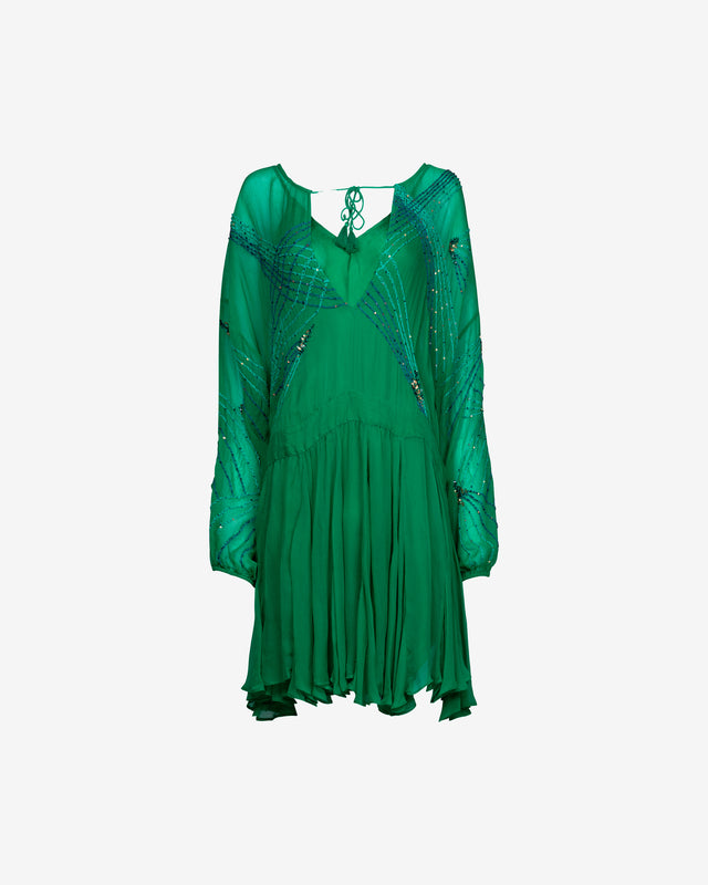 Robe Anna - Vert - Image 1