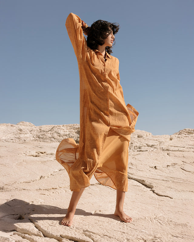 Chemise Diane - Pêche - Image 3