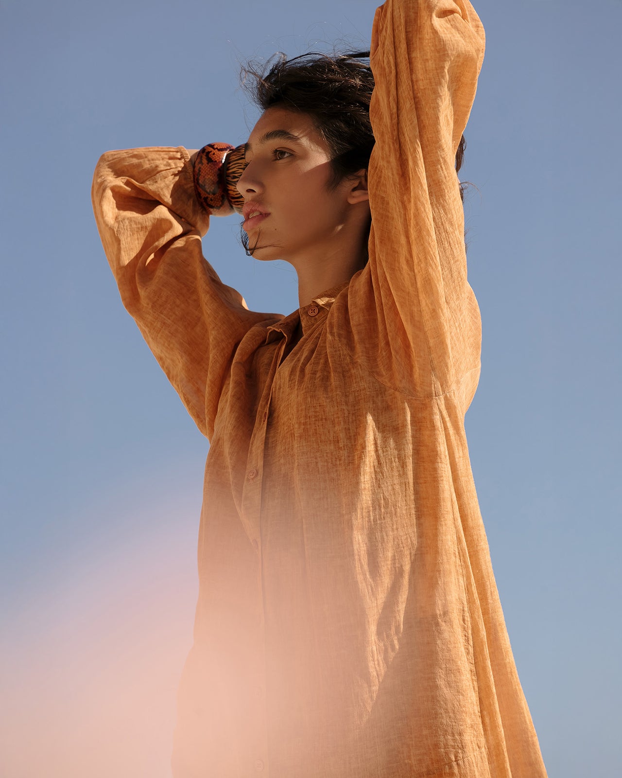 Chemise Diane - Pêche - Image 5
