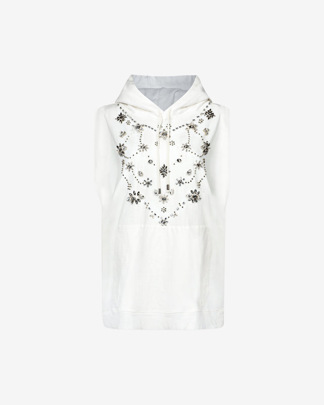 Pull Momo - Blanc - Dernière image