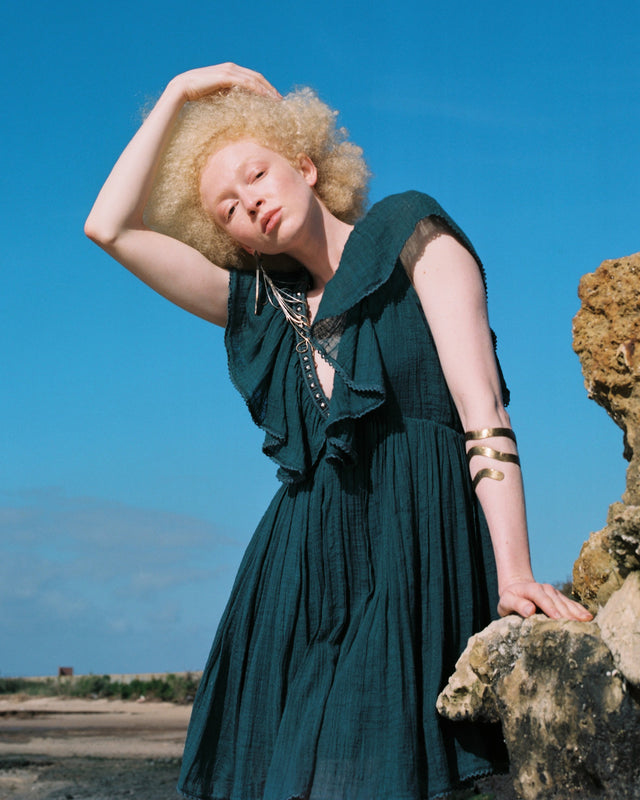 Robe Mallis - Turquoise Fonce - Image 2