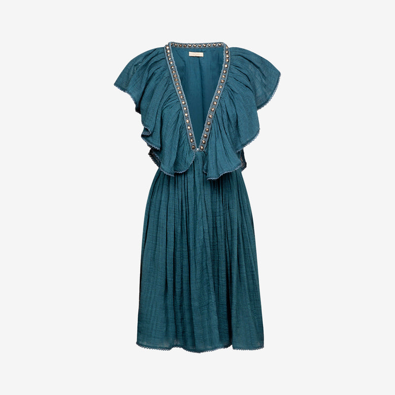 Mallis Dress - Dark Turquoise