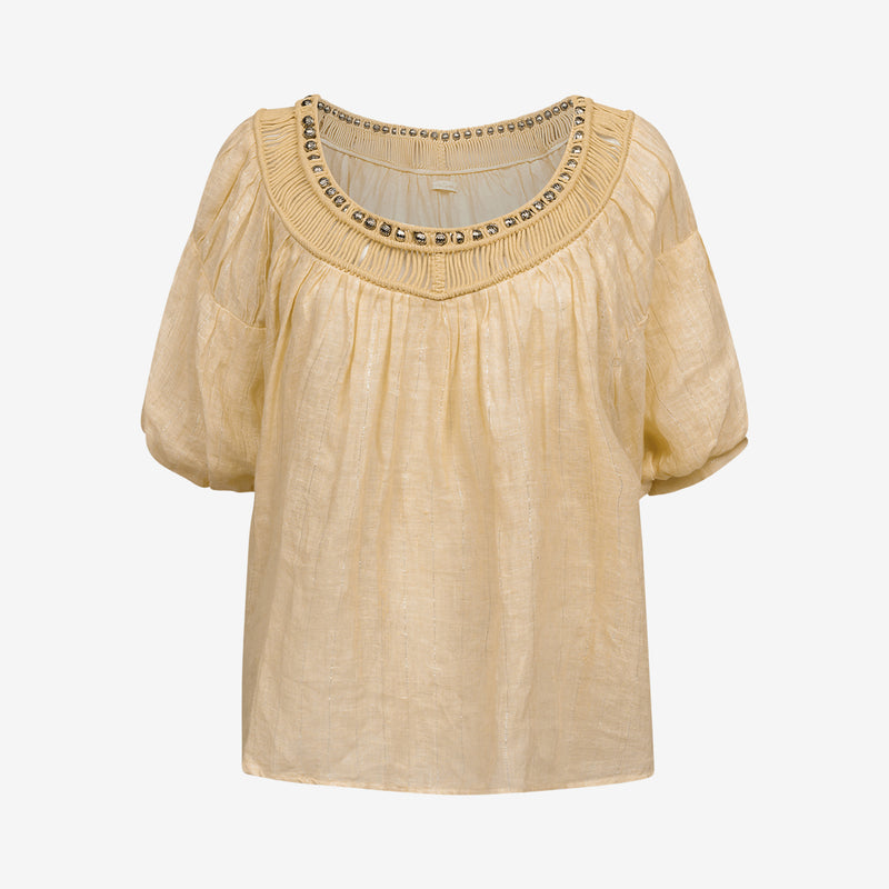 Mouna Blouse - Sand