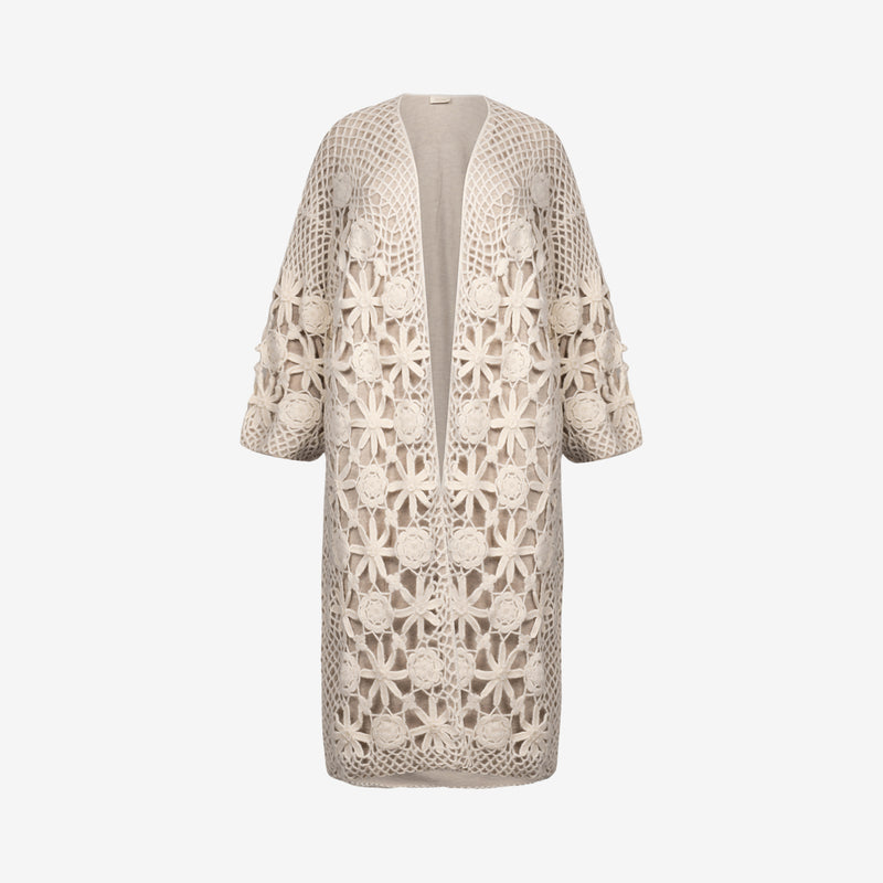 Otohime Kimono - Beige