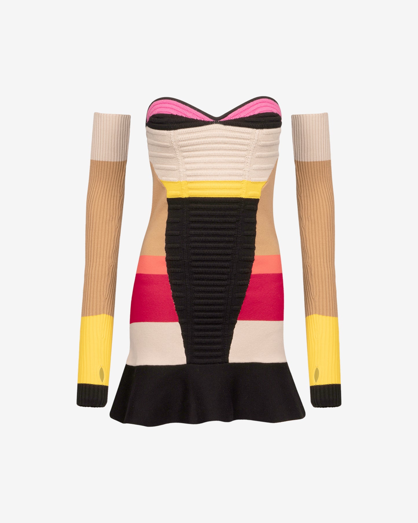 Robe bustier aux détails uniques et punchy - Robes Mes Demoiselles