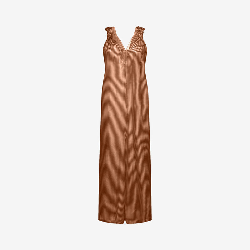 Halia Jumpsuit - Terracotta