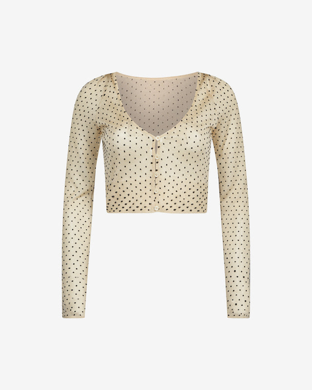 Plum Cardigan - Beige - Image 1