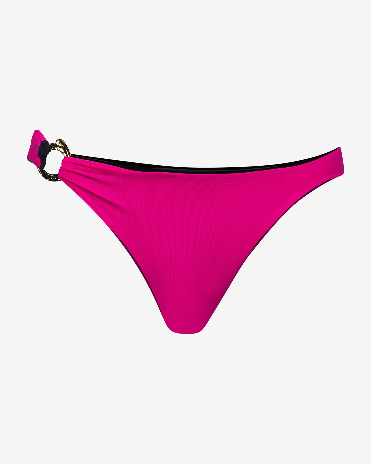 Maillot De Bain Remi - Noir & Fuchsia - Image 1