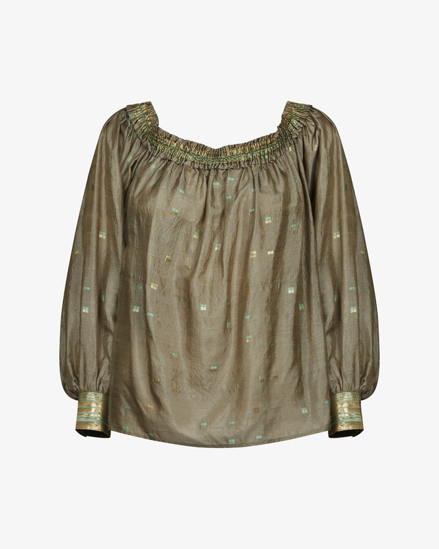Blouse Sole - Kaki - Image 1