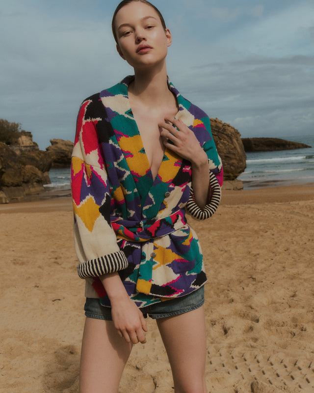 Athan Cardigan - Ivory - Image 3