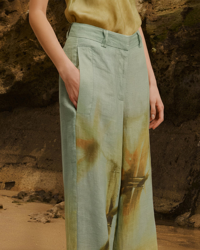 Pantalon Bedulis - Vert - Image 3