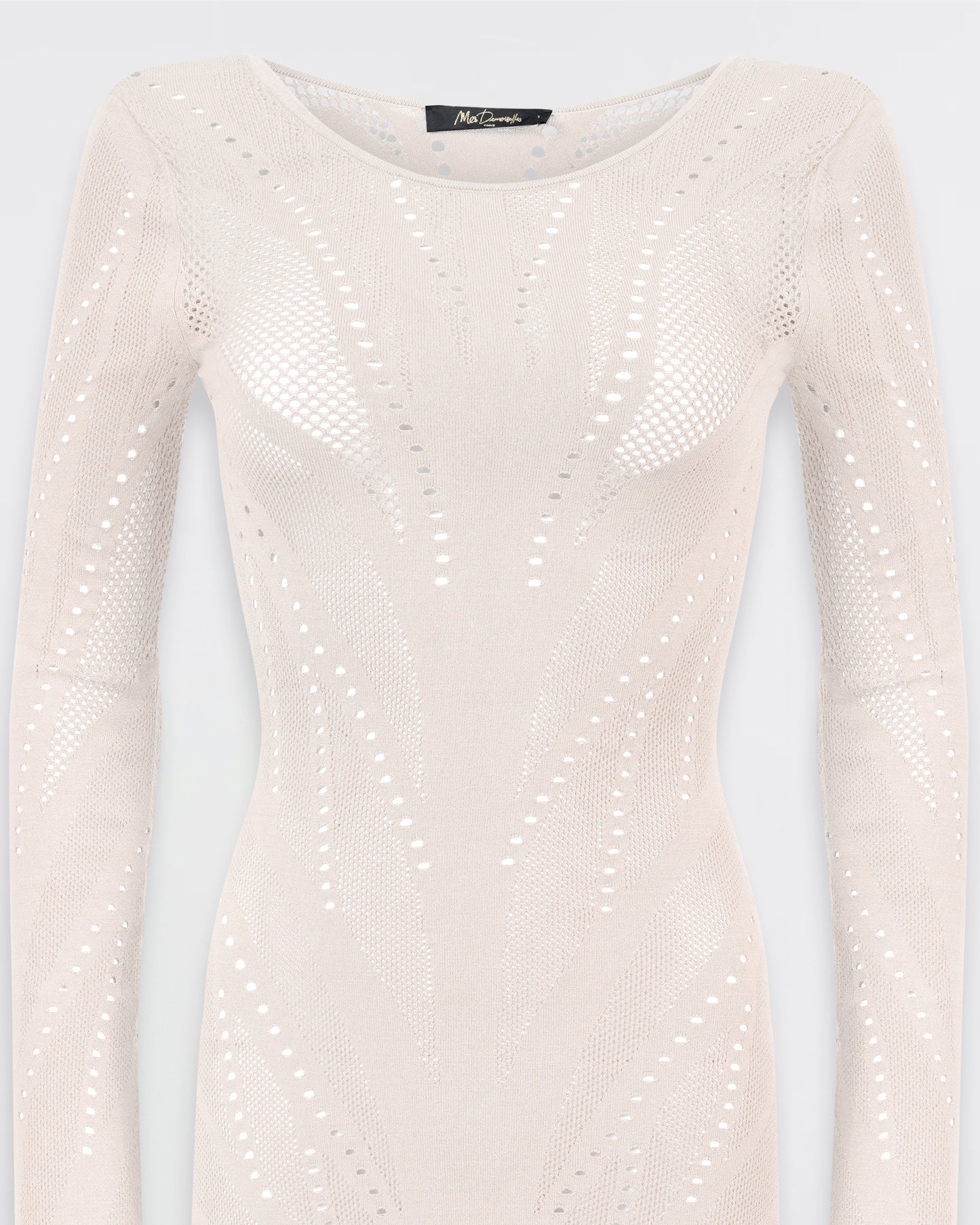 Robe en délicate pointelle de couleur ivoire : Robes Mes Demoiselles