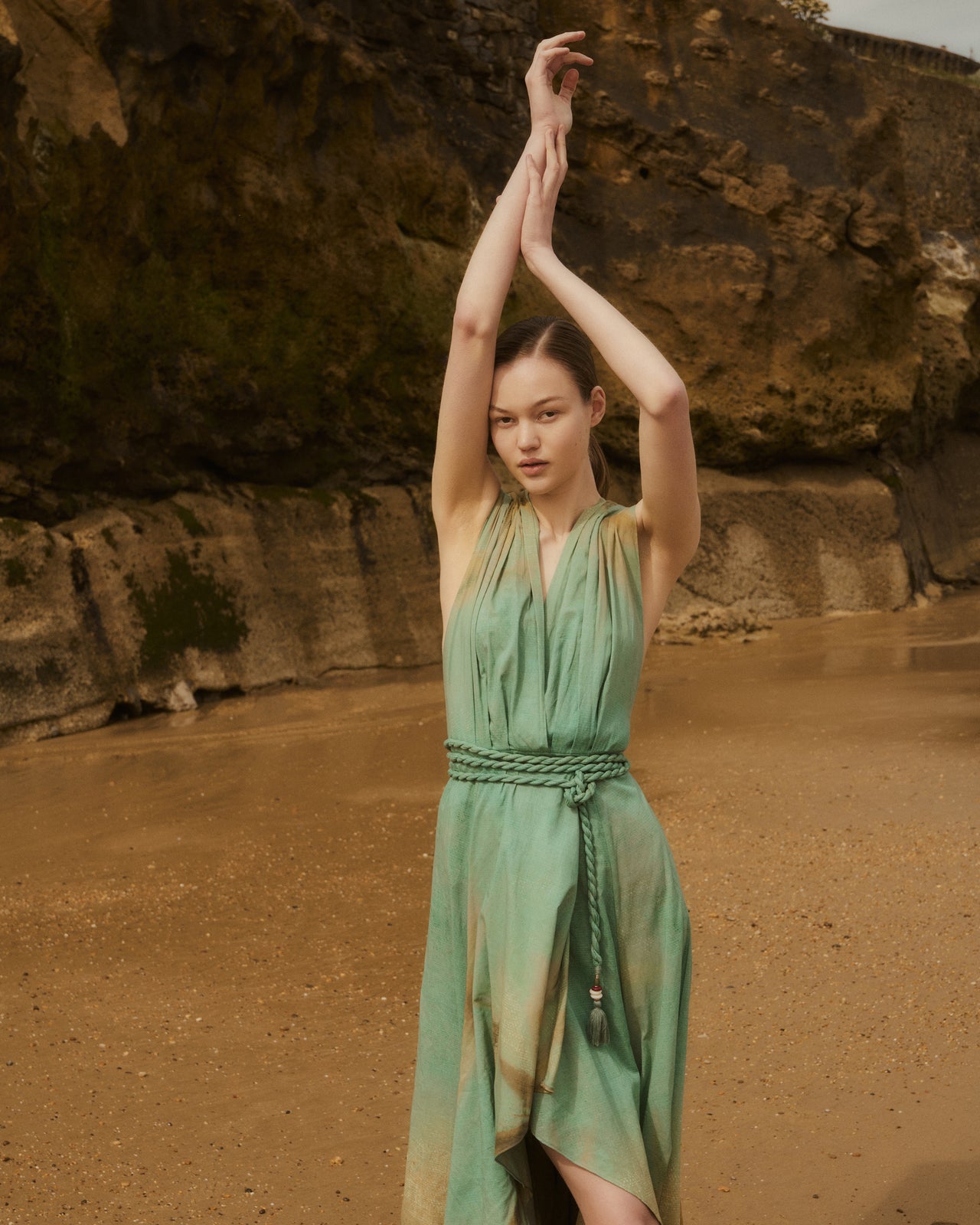 Robe Byllos - Vert - Image 4