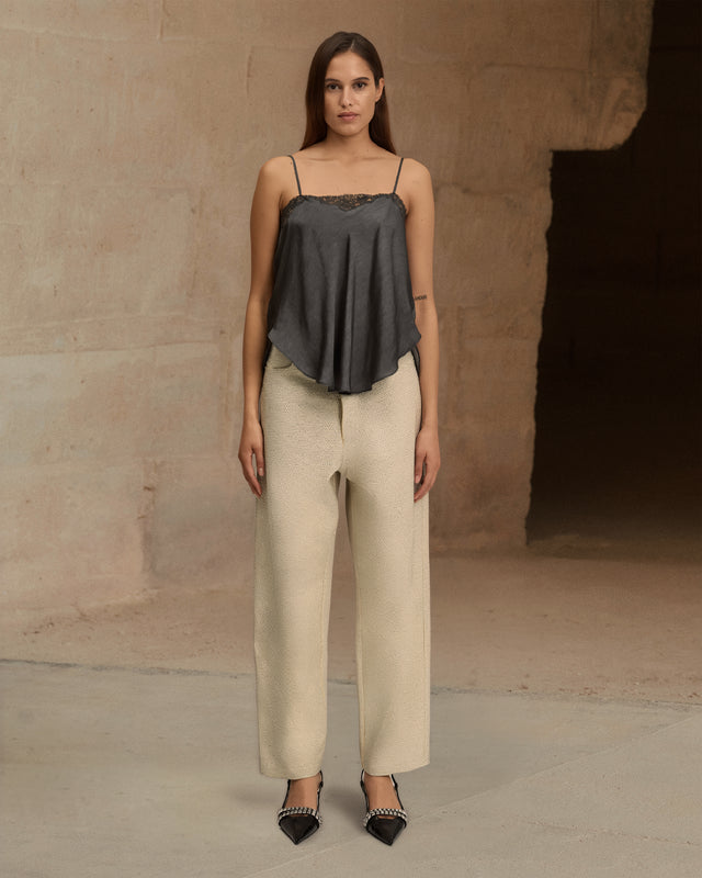 Pantalon Creme - Écru - Image 1