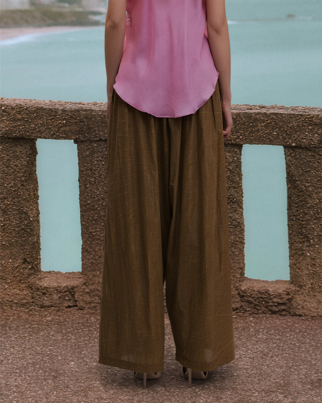 Pantalon Dahbia - Olive - Image 3