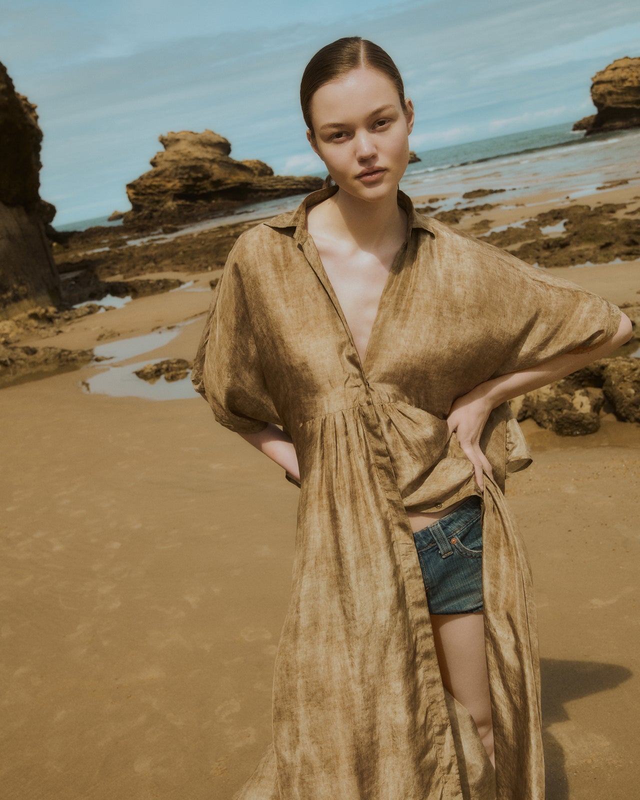 Robe Davia - Taupe - Image 3