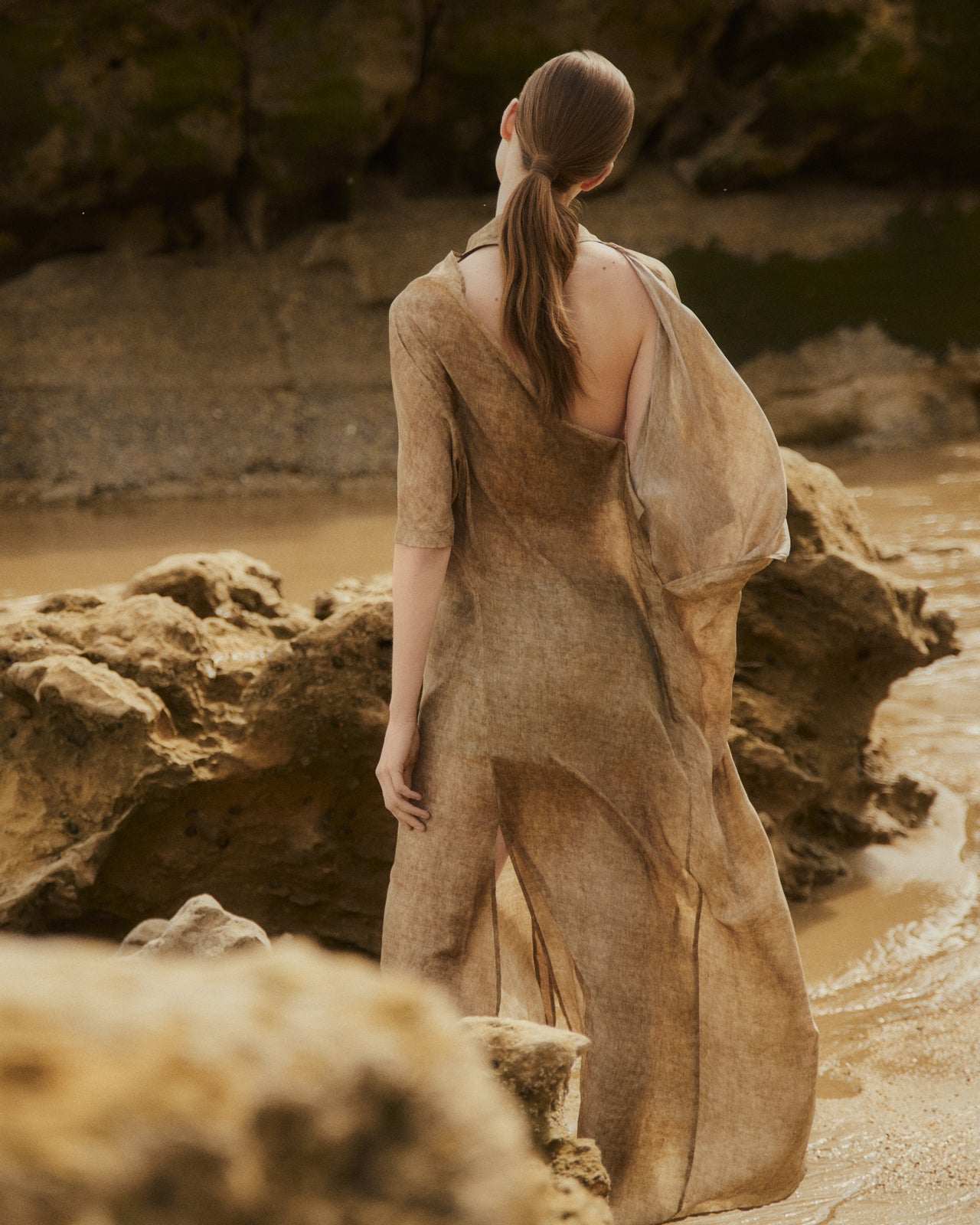 Robe Davia - Taupe - Image 4