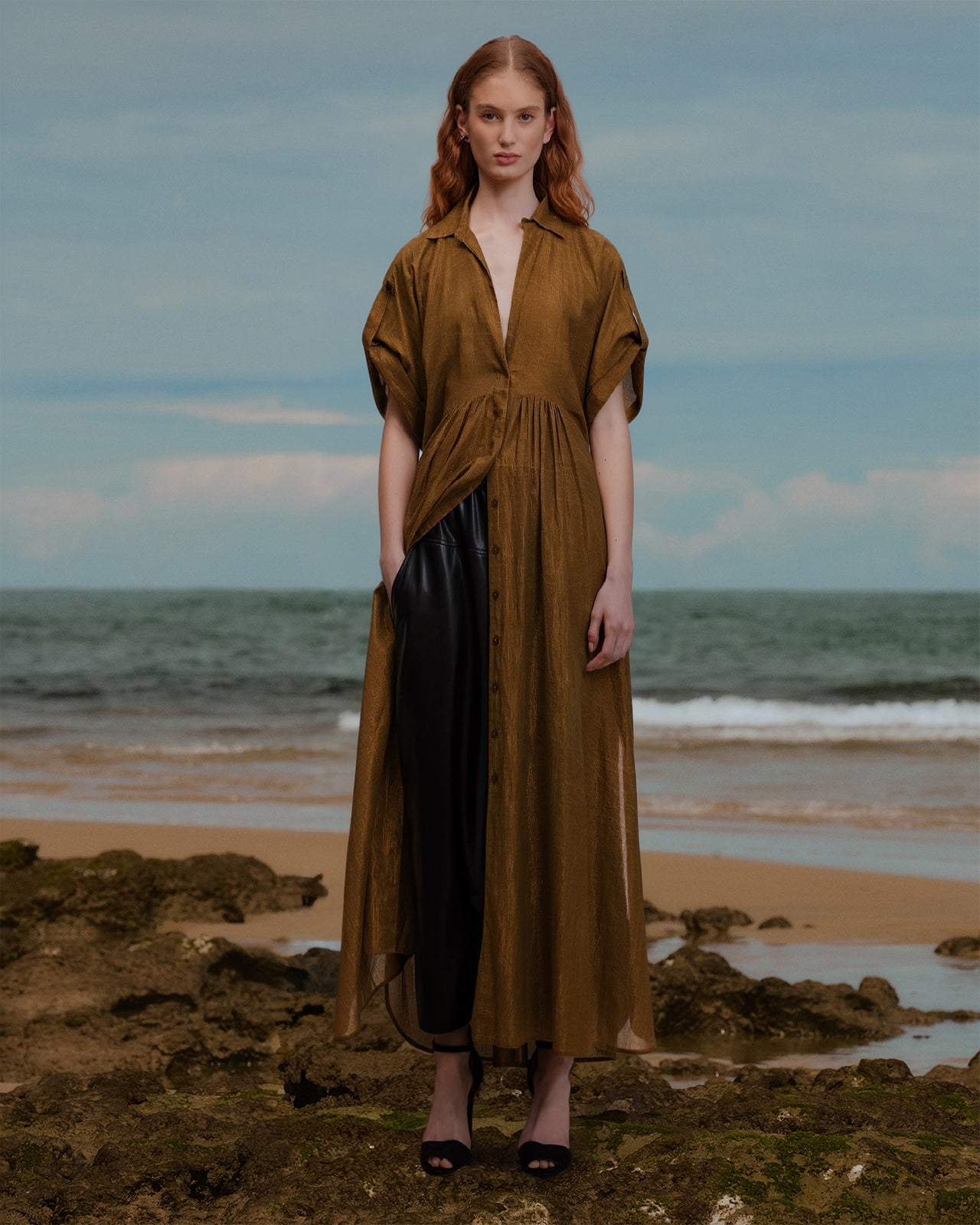 Daviali Olive Dress | Mes Demoiselles Mes Demoiselles Paris Daviali Olive Dress | Mes Demoiselles Mes Demoiselles Paris