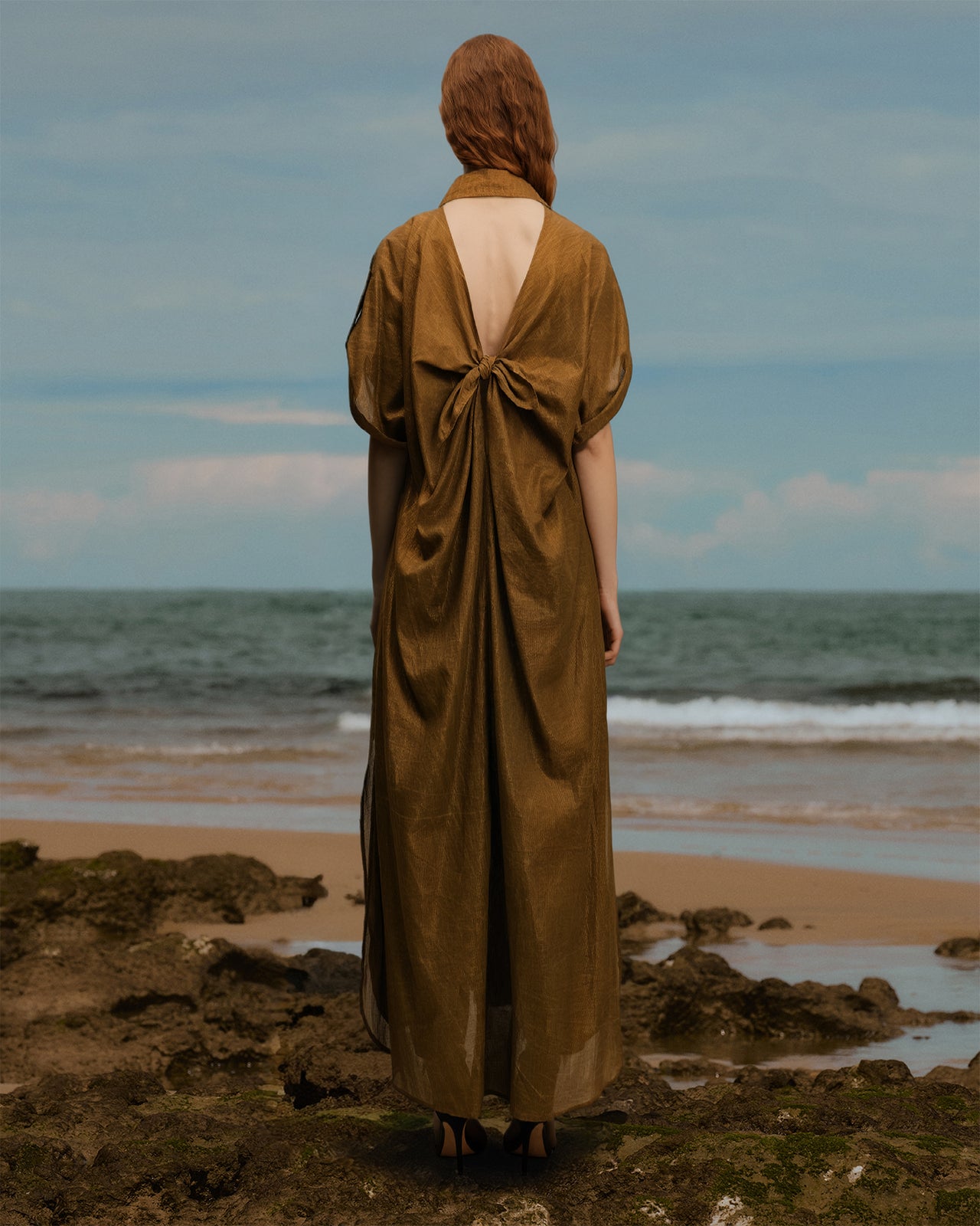 Daviali Dress - Olive - Image 4