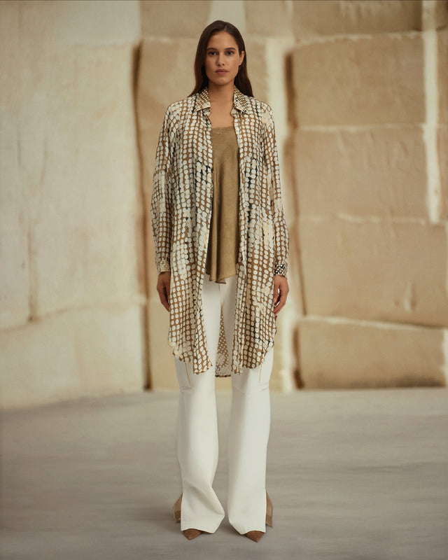 Dinya Shirt - Beige - Image 3