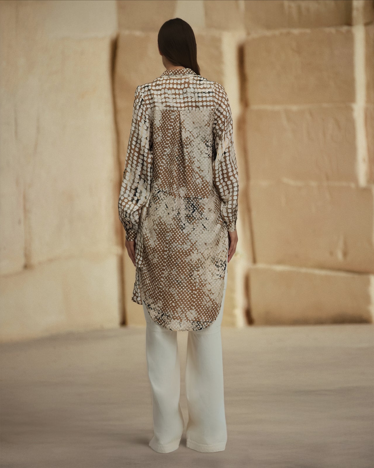 Dinya Shirt - Beige - Image 4