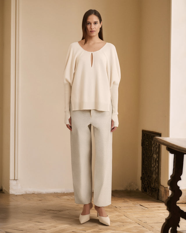 Doil Sweater - Ivory - Image 1