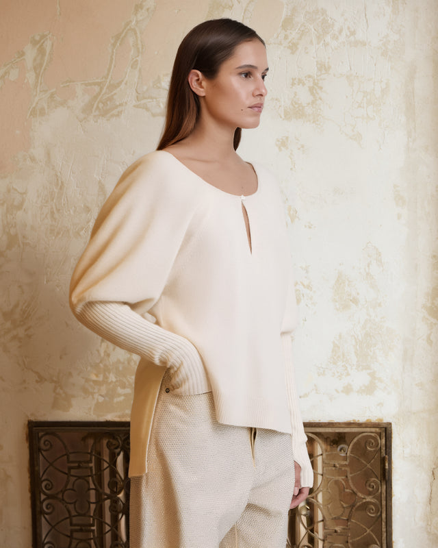 Doil Sweater - Ivory - Image 2
