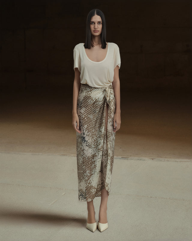 Dreed Scarf - Beige - Image 1