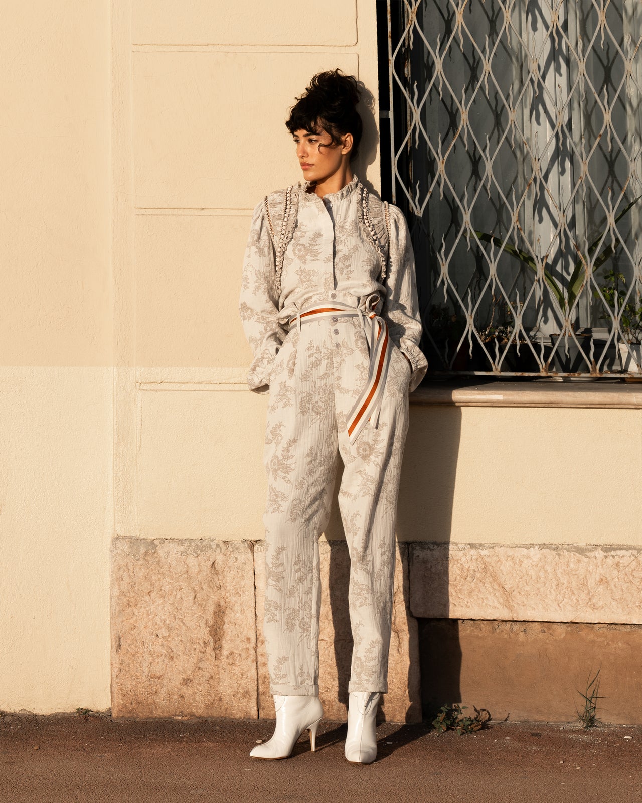 Pantalon Edal - Porcelaine - Image 5