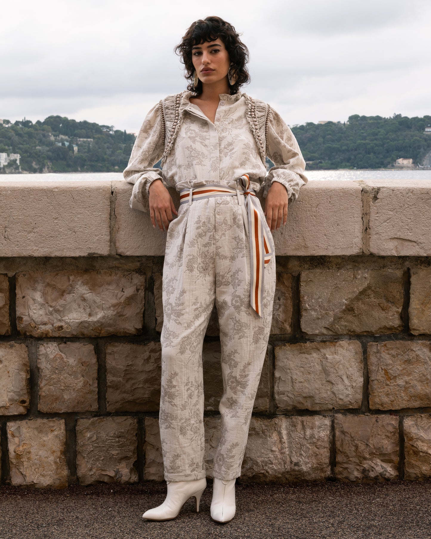 Pantalon Edal - Porcelaine