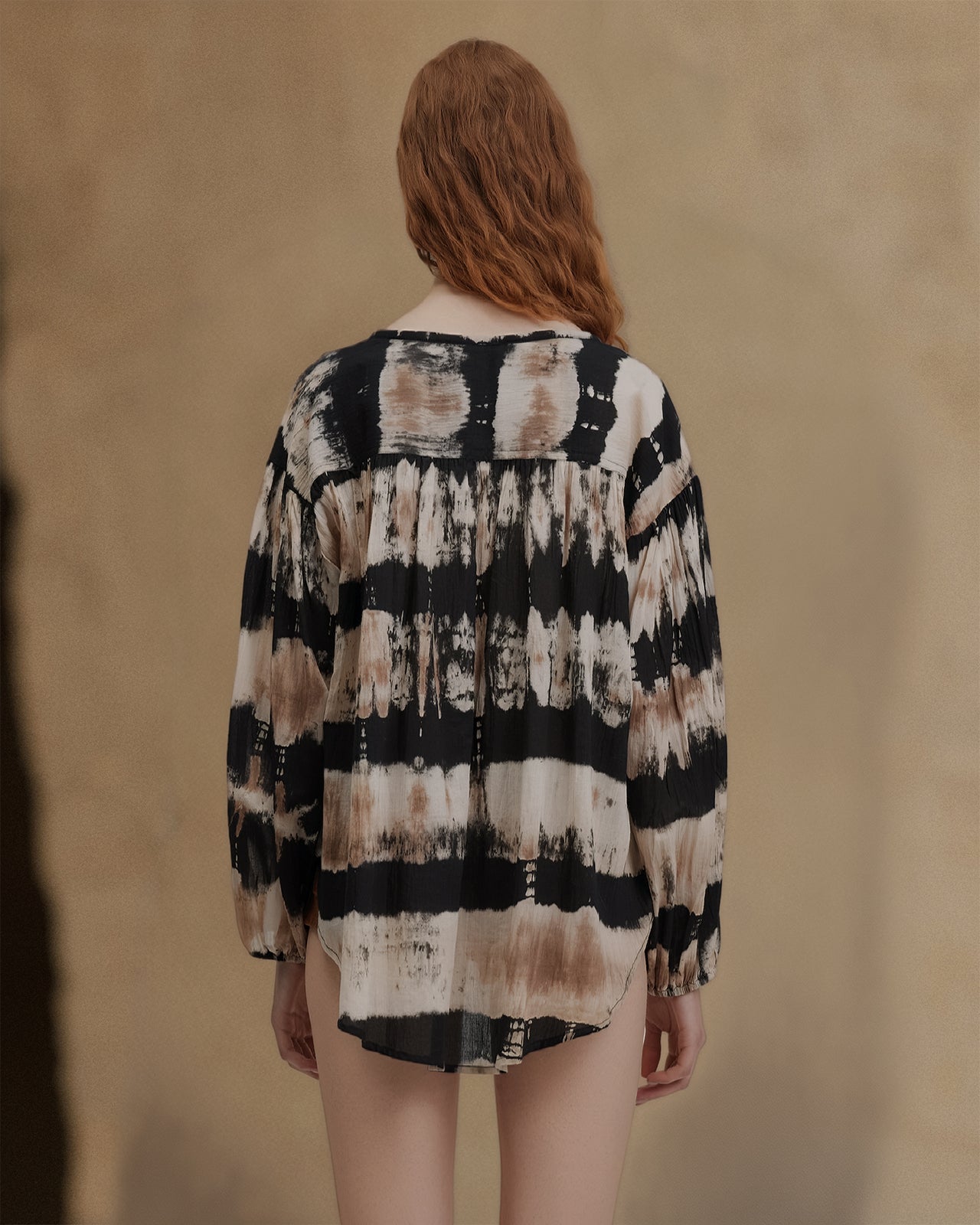 Foli Blouse - Beige - Image 3