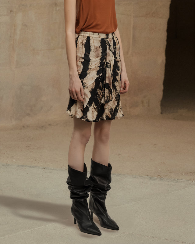 Fuzal Skirt - Beige - Image 2