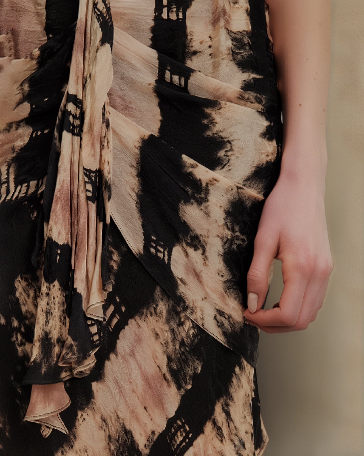 Fuzal Skirt - Beige - Image 4