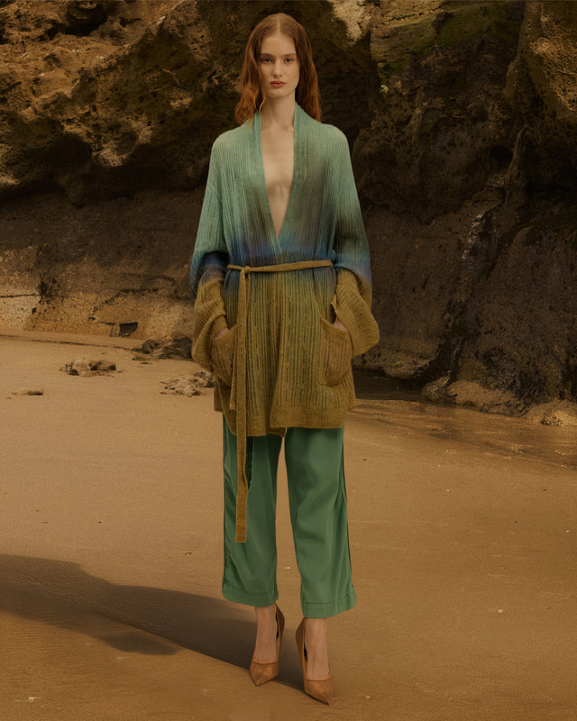 Issa Cardigan - Green - Image 1