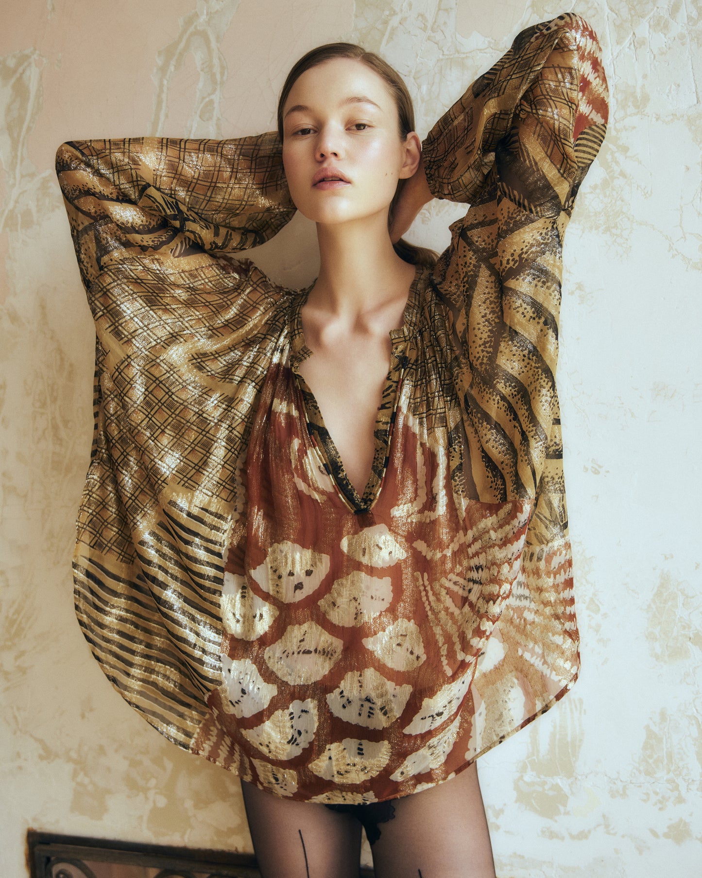 Layla Blouse - Caramel