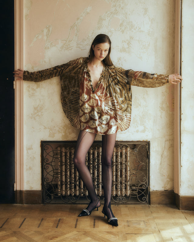 Layla Blouse - Caramel - Image 1